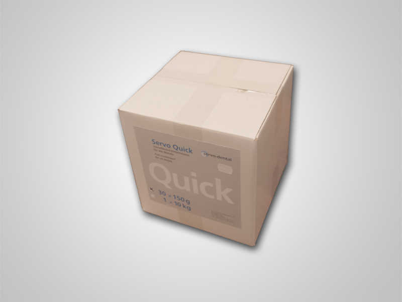 Einbettmasse - Servo-Quick Anmischpulver 30x150g Karton
